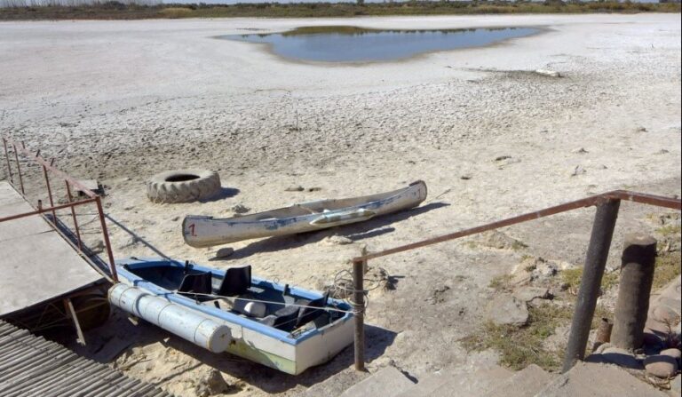 Fuerte sequia en lagunas de la provincia de Buenos Aires