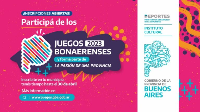 Inscripción  para los Juegos Bonaerenses