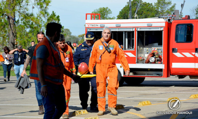 Simulacro de siniestro y capacitación en atención en la vía pública