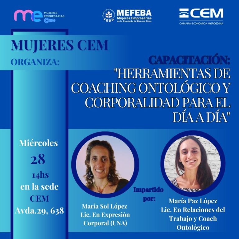 Subcomisión de Mujeres CEM ofrece capacitación gratisen Coaching Ontológico y Corporalidad