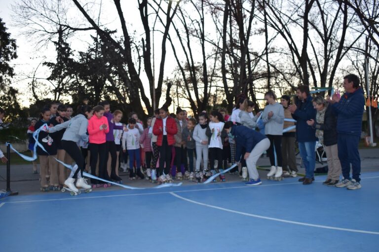 Se inauguró la pista de patín en el predio del ex Martín Rodríguez