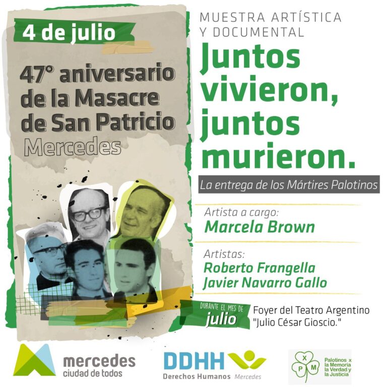Múltiples actividades por la Masacre de los Palotinos