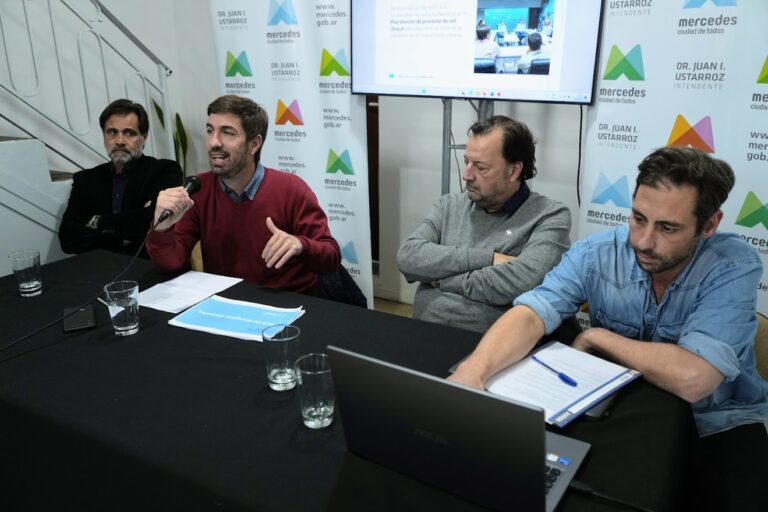 Presentaron el avance del Plan director de Agua para Mercedes