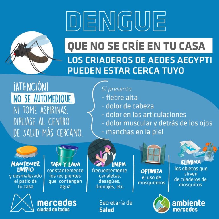 Campaña contra el dengue en Mercedes