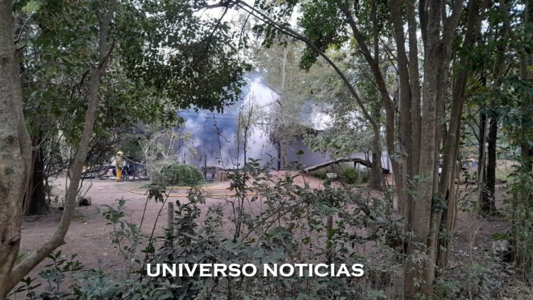 Incendio y perdidas totales en la escuela El Pampero