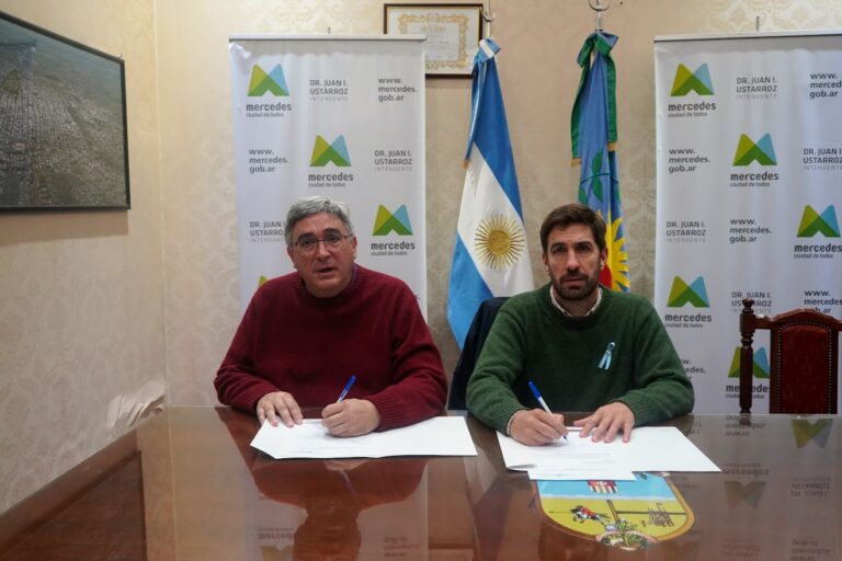 Ustarroz firma importante convenio con Ministerio de Agricultura de la Provincia