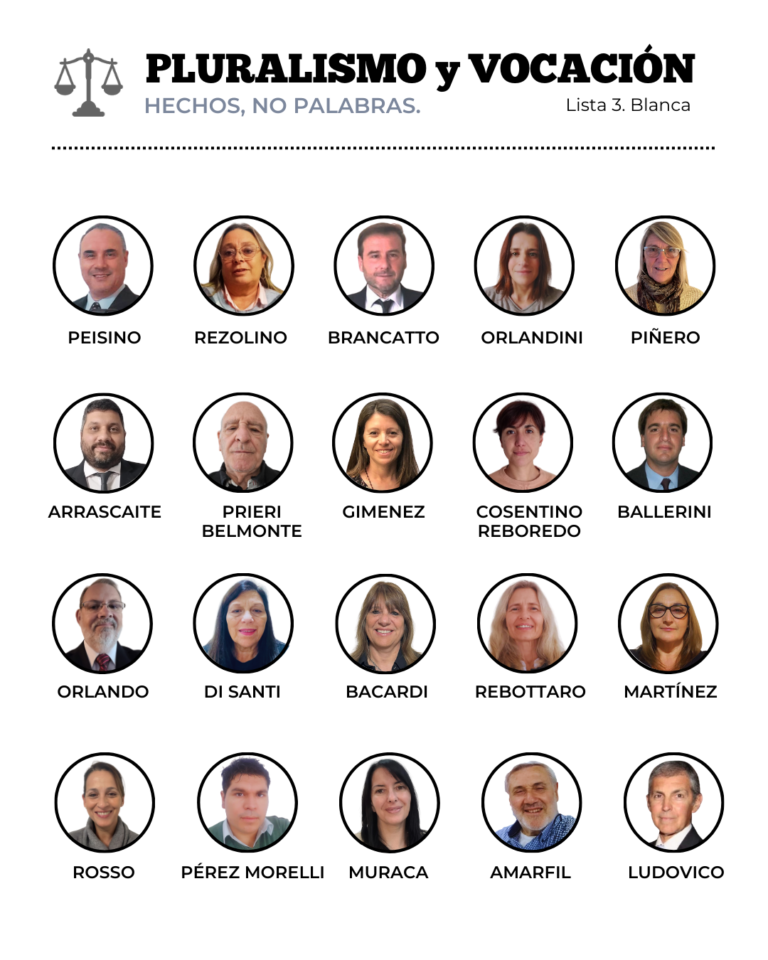 Elecciones en el Colegio de Abogados de Mercedes La Lista 3 Blanca “Pluralismo y Vocación” cuenta sus propuestas