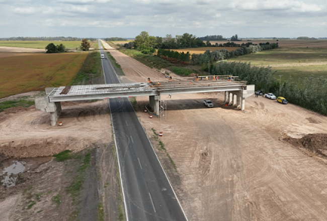 RPN° 41: Katopodis recorrió obras de infraestructura vial en San Andrés de Giles