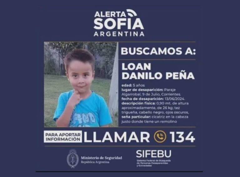 URGENTE – TODO EL PAIS BUSCA A LOAN