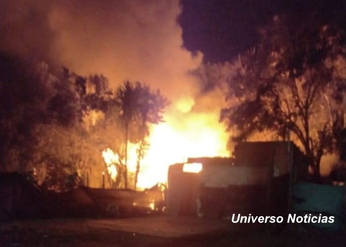 Devastador incendio en varias casillas  10 e/ 39 y 41