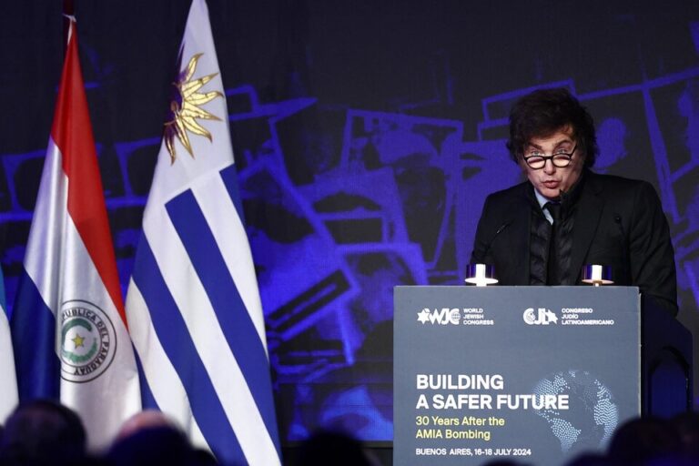 Javier Milei respondió a la amenaza de Irán con otra provocación