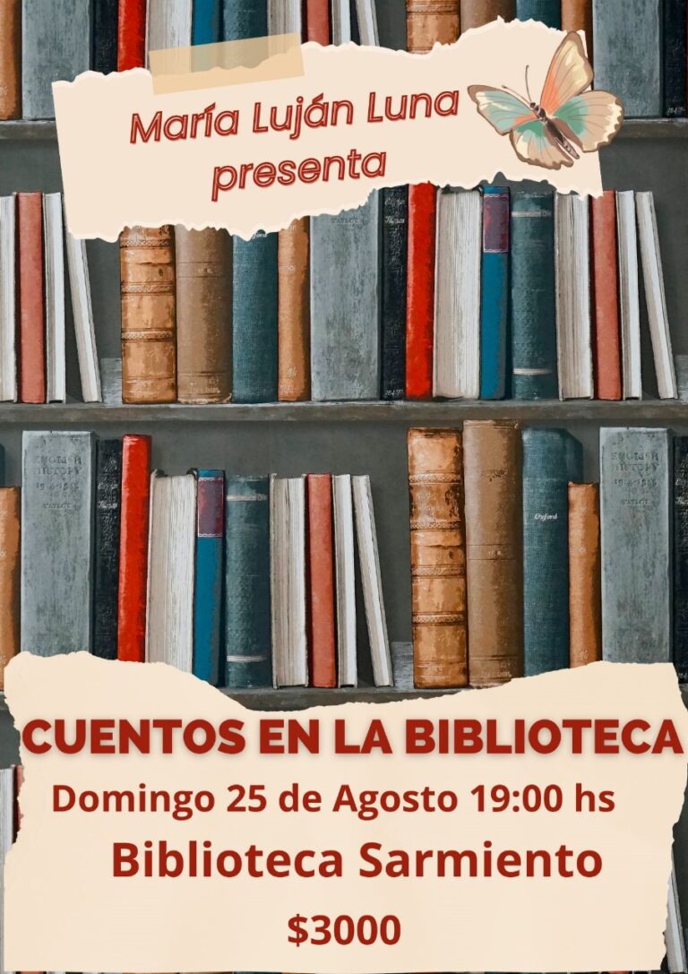 25  de Agosto desde las 19 hs: Cuentos en la Biblioteca