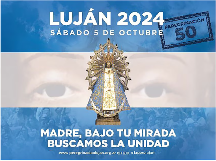 Fieles peregrinarán hoy a Luján para pedirle y agradecerle a la Virgen