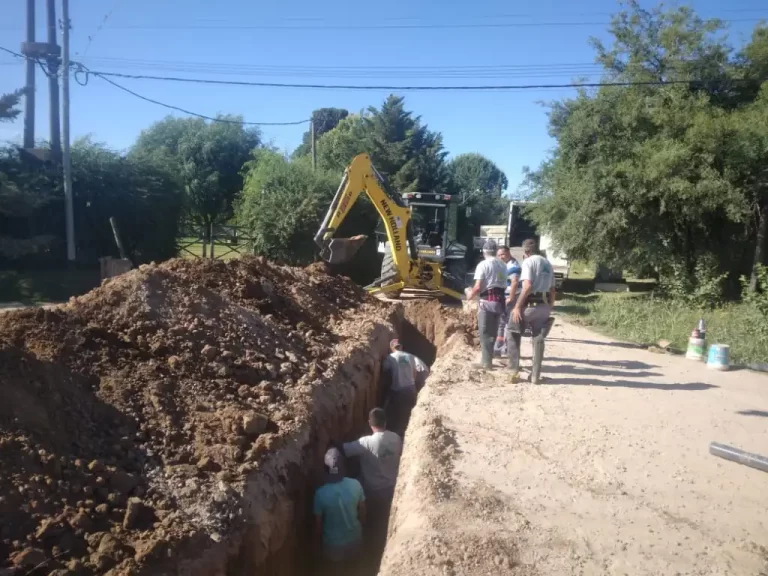 Realizaron obra de mejora de la red de agua