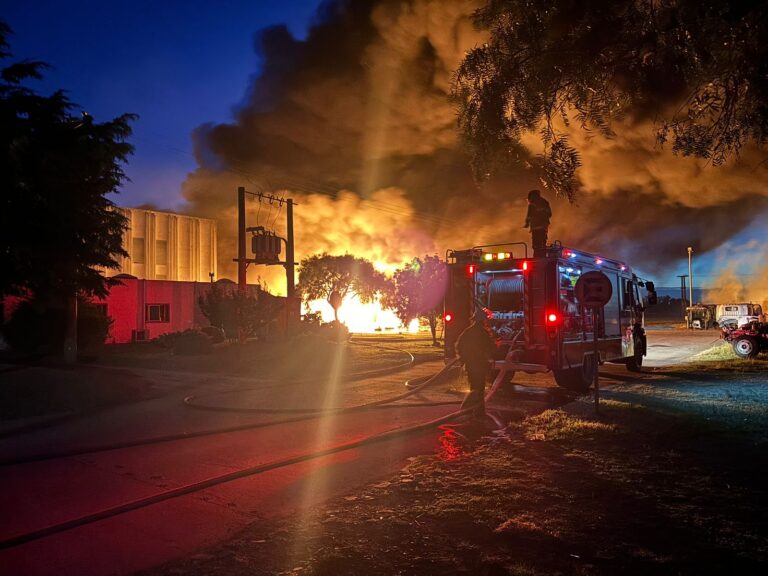 Incendio en la Fabrica Agrale