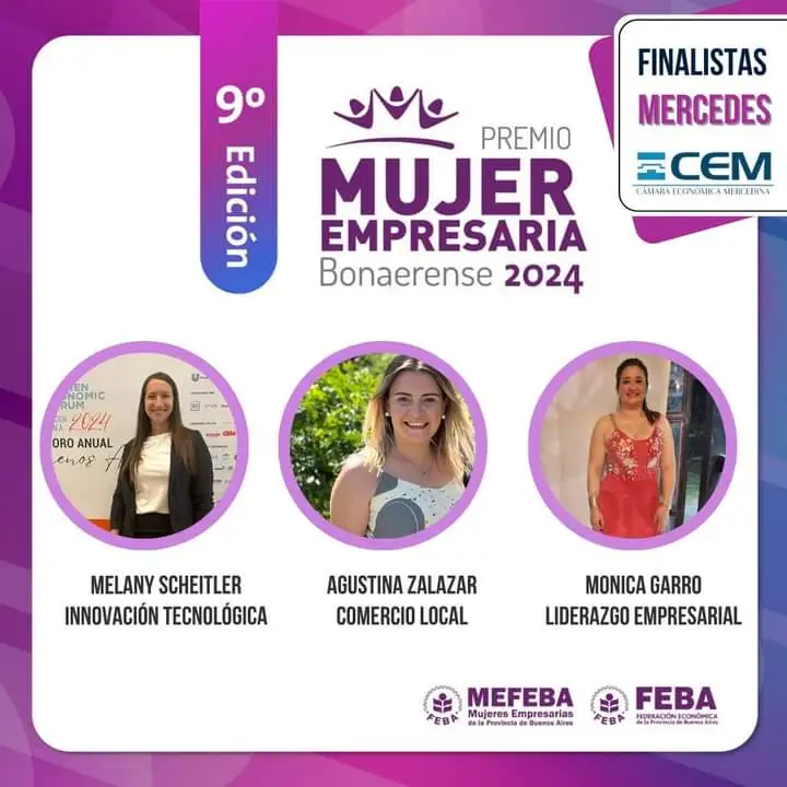 La CEM presento a las finalistas mercedinas del premio Mujer Empresaria 2024