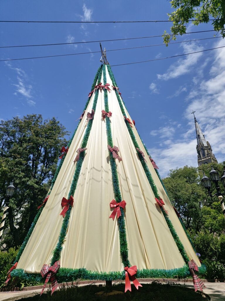 Llega Papá Noel a Plaza San Martín