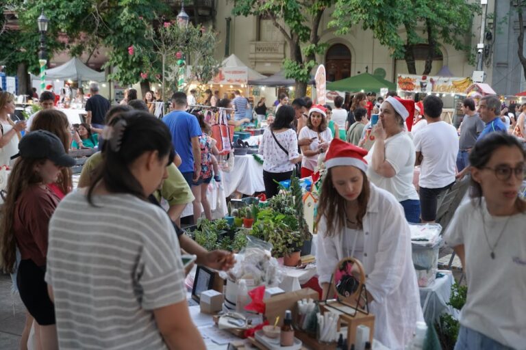 Exitosa Expo Feria Navideña en Plaza San Martín