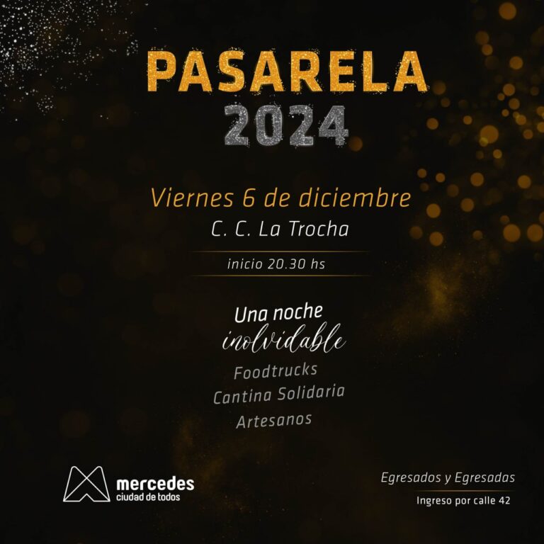 Todo listo para la Pasarela de Egresados 2024