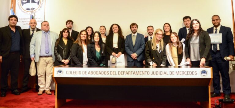 Nuevos matriculados se incorporaron al Colegio de Abogados de Mercedes