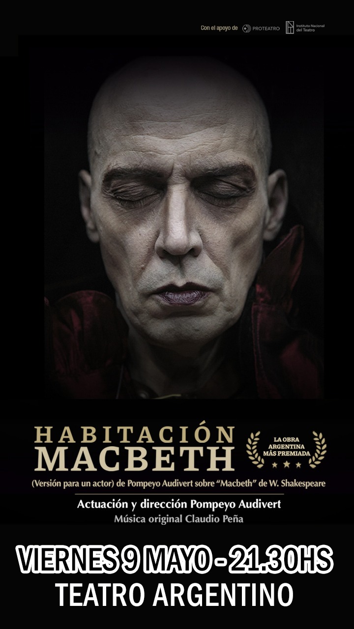 Habitación Macbeth llega a Mercedes el viernes