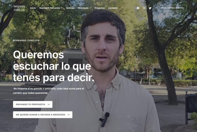 Vecinos por Mercedes lanza su nueva web para fomentar la participación ciudadana