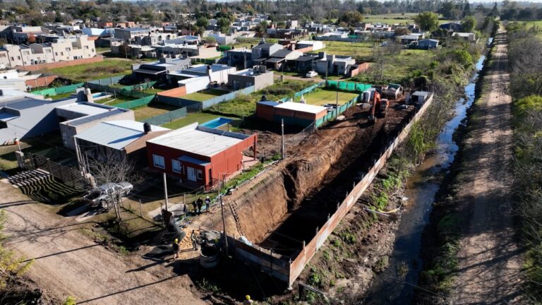 Avanza otra obra clave: la estación de bombeo cloacal de 15 y 58