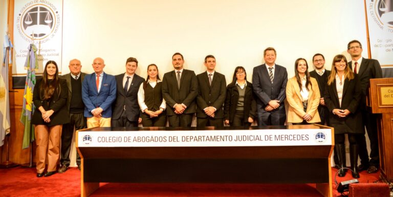 Nuevos profesionales juraron como matriculados en el Colegio de Abogados de Mercedes