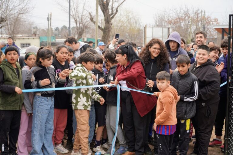Otra gran obra para todas las familias se inauguró en San Martín