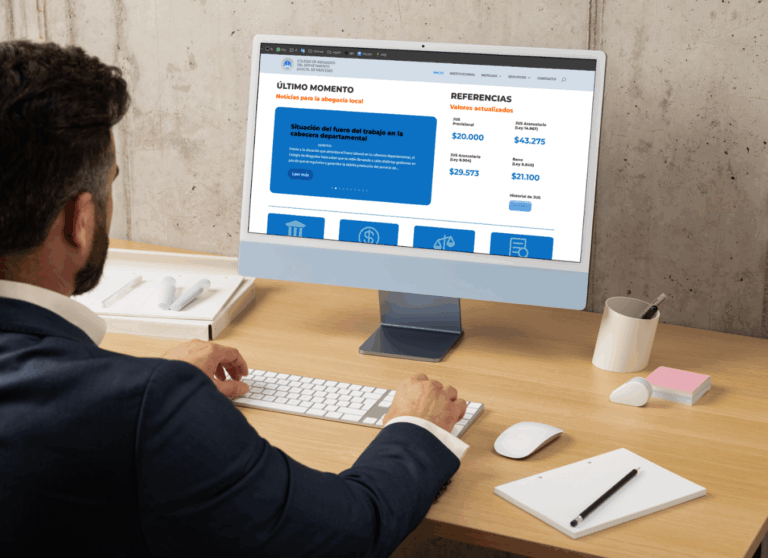 Un nuevo sitio web para los abogados del Departamento Judicial de Mercedes