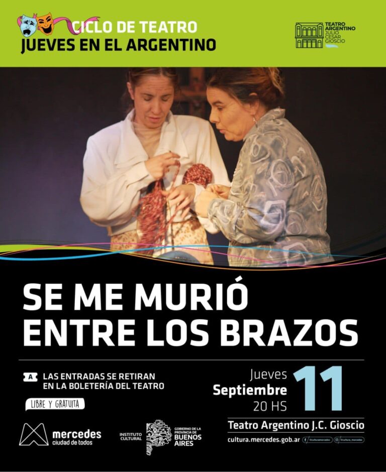 Se me murió entre los brazos,
