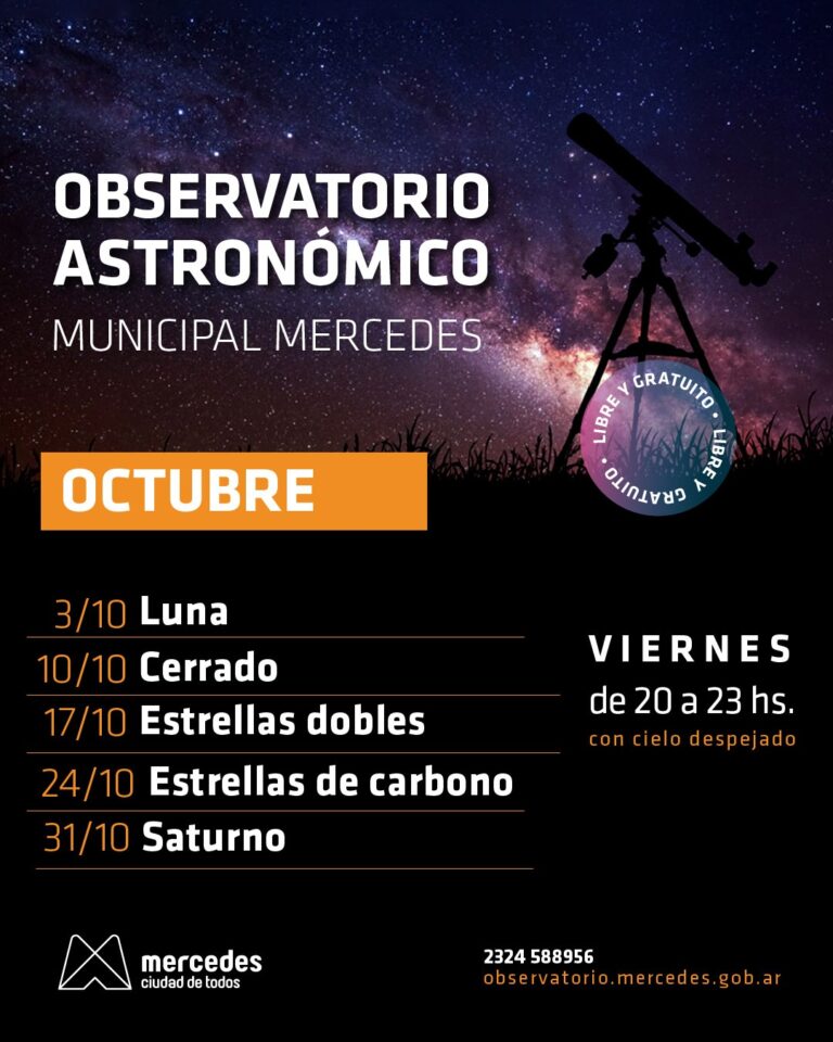 Octubre llega con nuevas observaciones