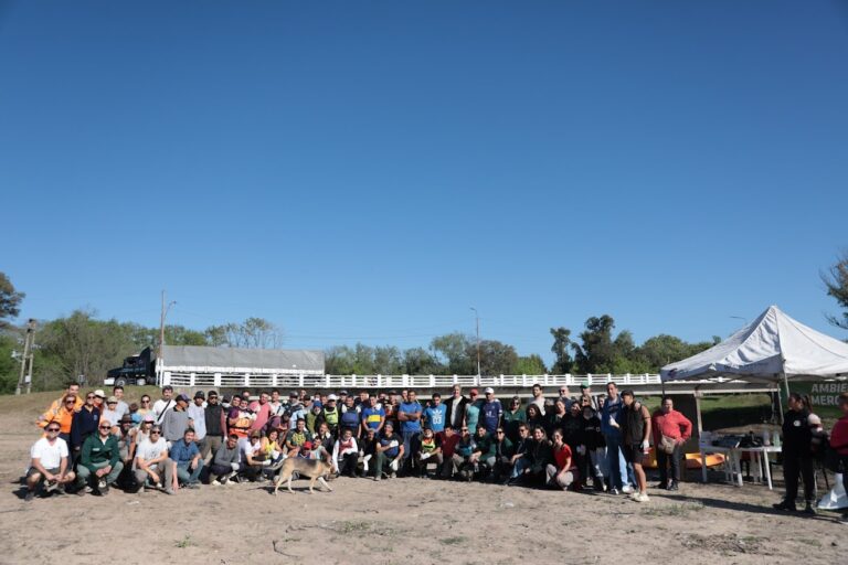 Importante jornada de limpieza y cuidado del Río Luján