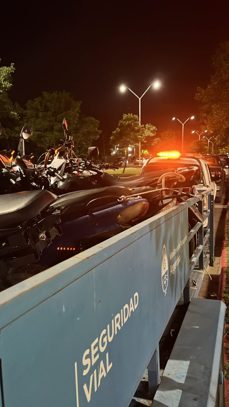 Nuevo operativo de control de tránsito : Arrojó como resultado el secuestro de 20 motos