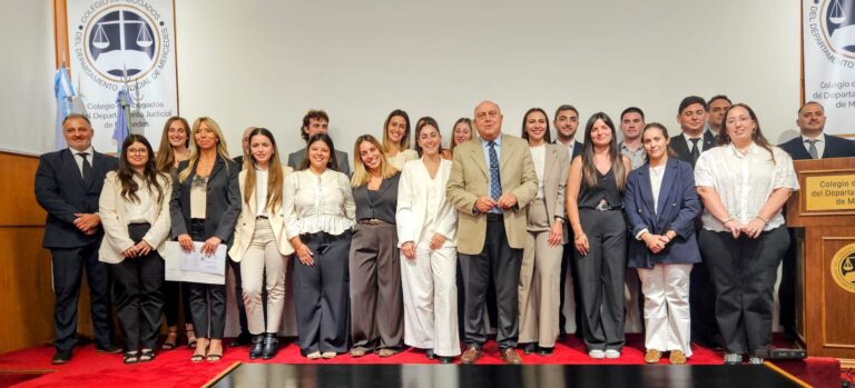 23 nuevos matriculados se incorporaron al Colegio de Abogados de Mercedes