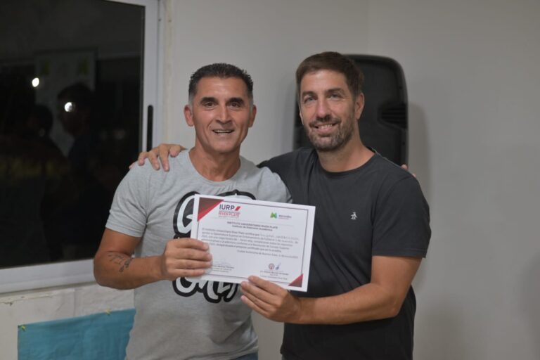Formación: se entregaron certificados de la Diplomatura en Entrenamiento de Fútbol Juvenil