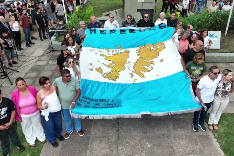 Emotivo acto del Centro de Veteranos de Malvinas