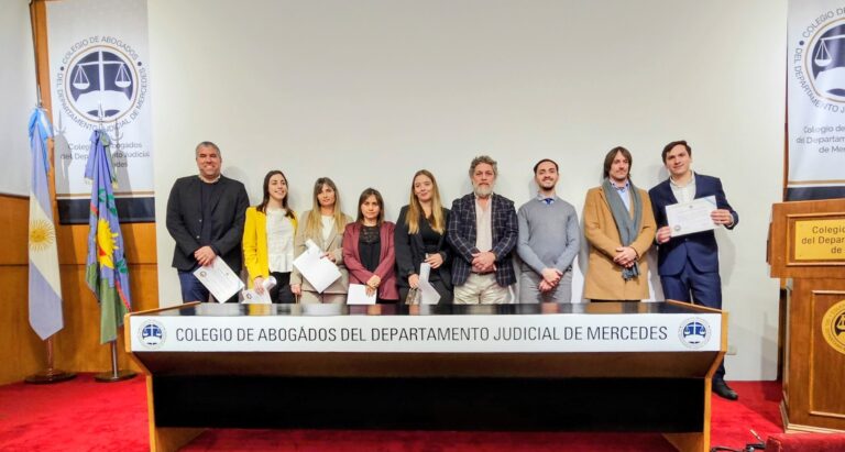 Ocho nuevos matriculados se incorporaron al Colegio de Abogados
