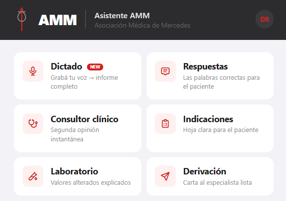Asociación Médica de Mercedes lanzó plataforma de IA propia para optimizar atención profesional